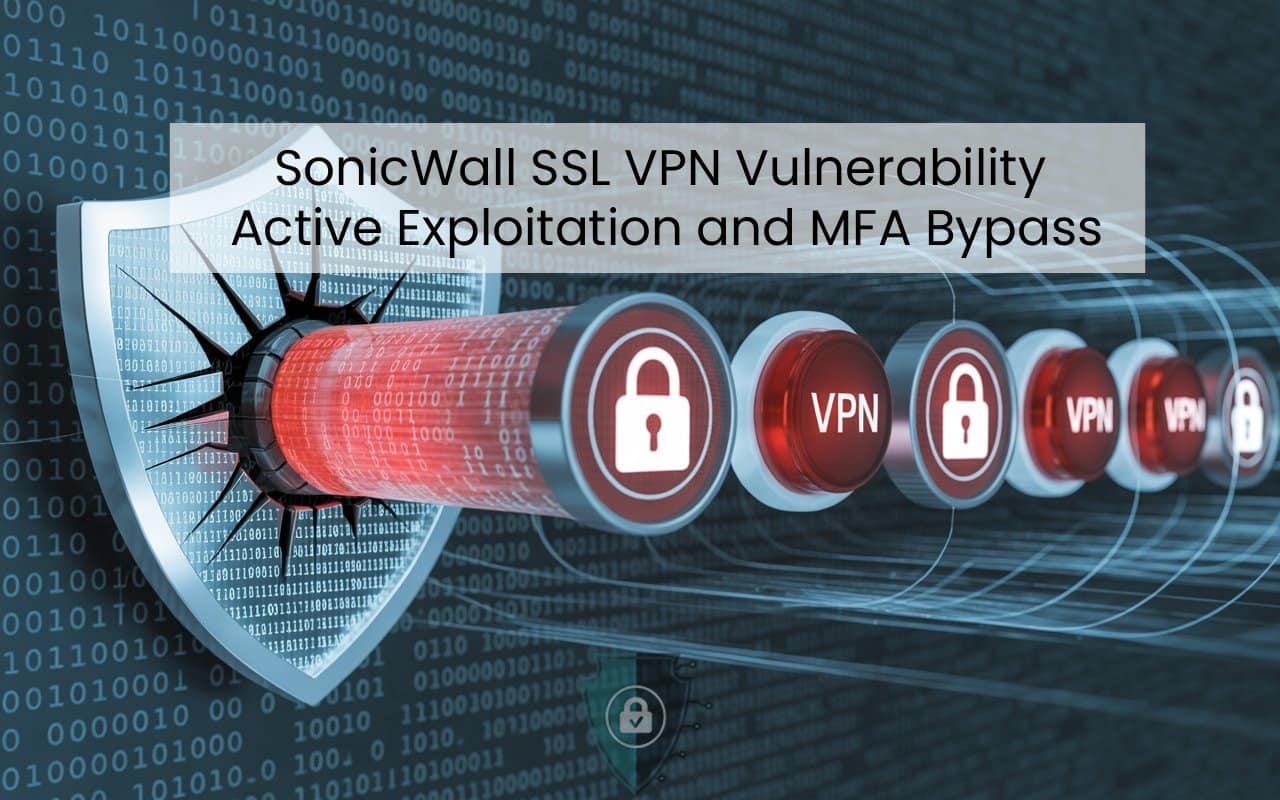 SonicWall SSL VPN Vulnerability Active Exploitation and MFA Bypass
