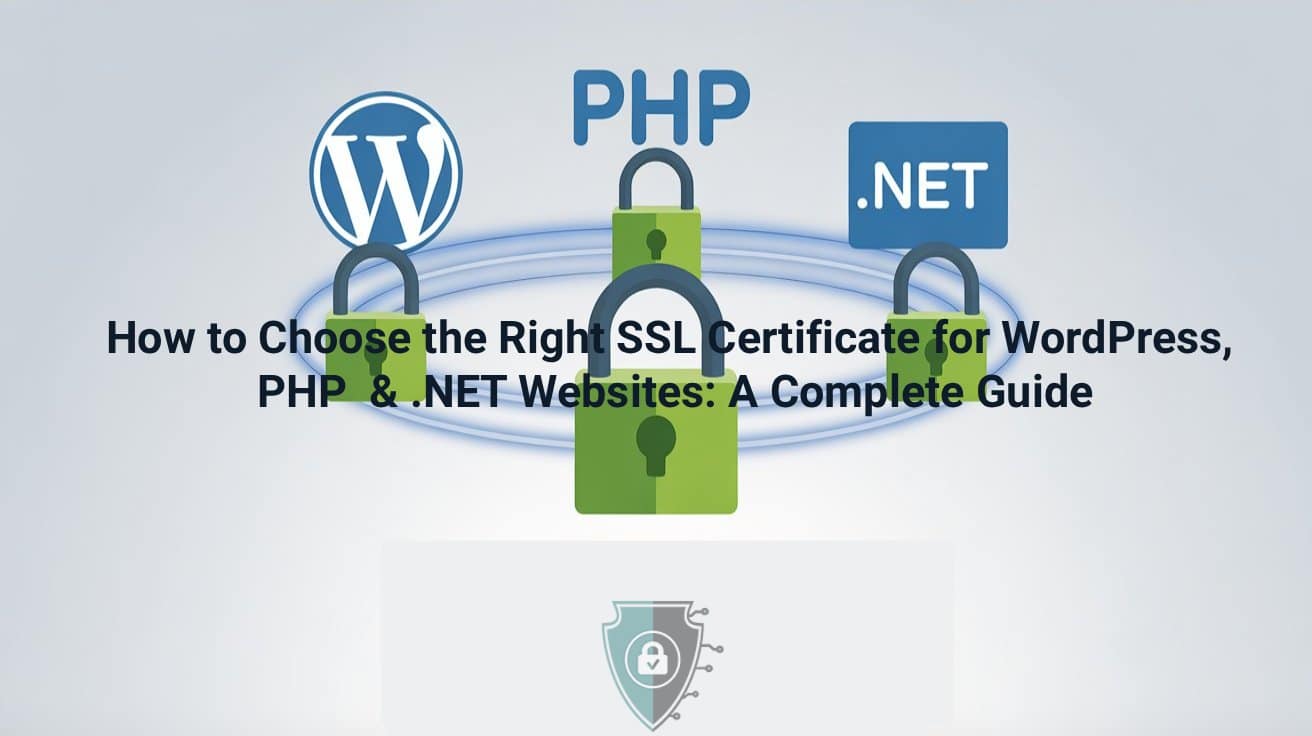 How to Choose the Right SSL Certificate for WordPress, PHP & .NET Websites: A Complete Guide