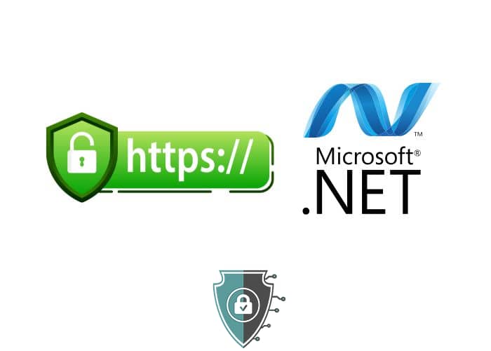 SSL lock alongside .NET logo SSL lock alongside .NET logo