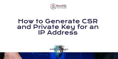 Generate CSR and Private Key
